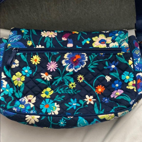 EUC Vera Bradley Floral Quilted Women's Bag - Blue - Picture 3 of 6
